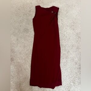 Gucci Deep Red Midi Dress